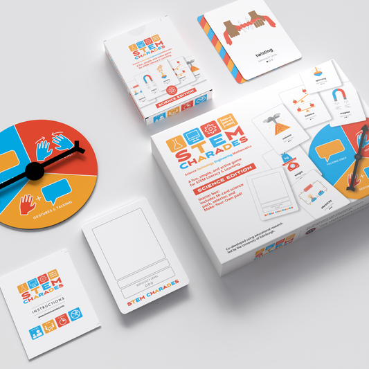 STEM Charades Starter Box (Ages 5–11)