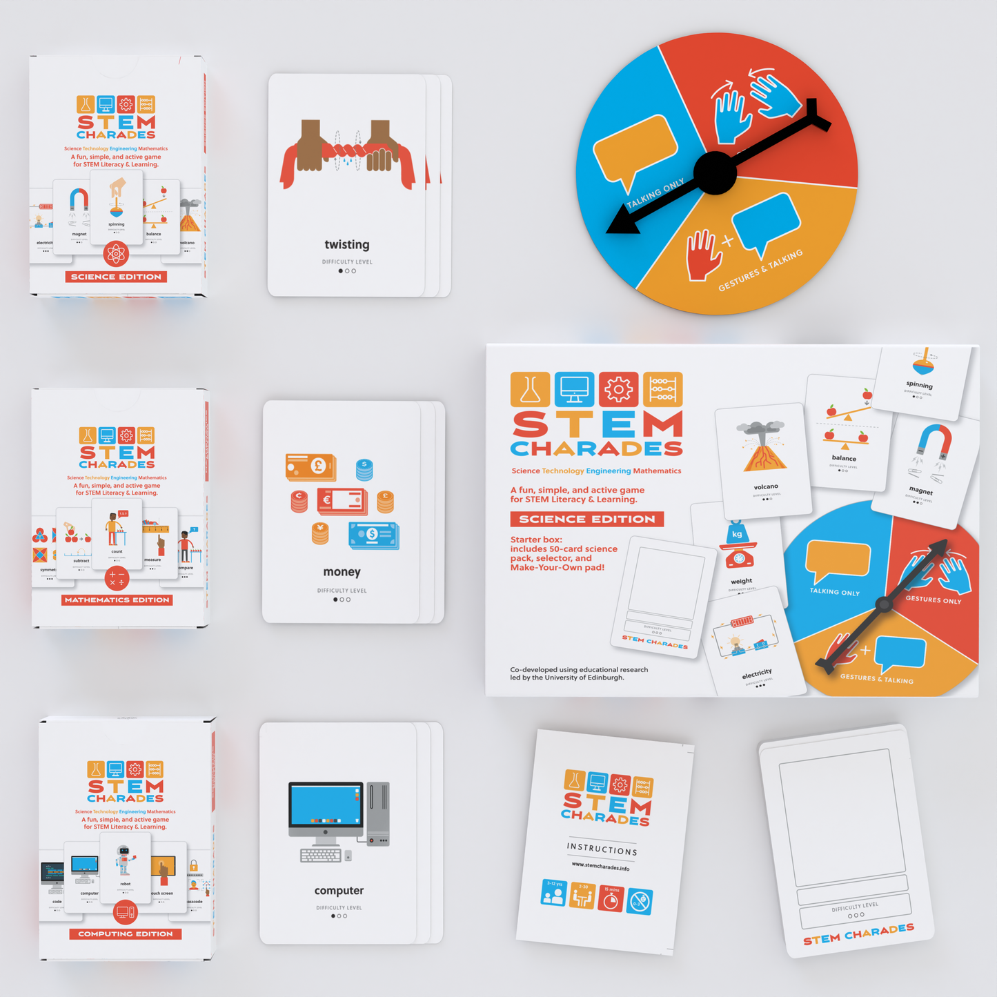 Classroom STEM Charades Bundle x 6 (Ages 5–11)